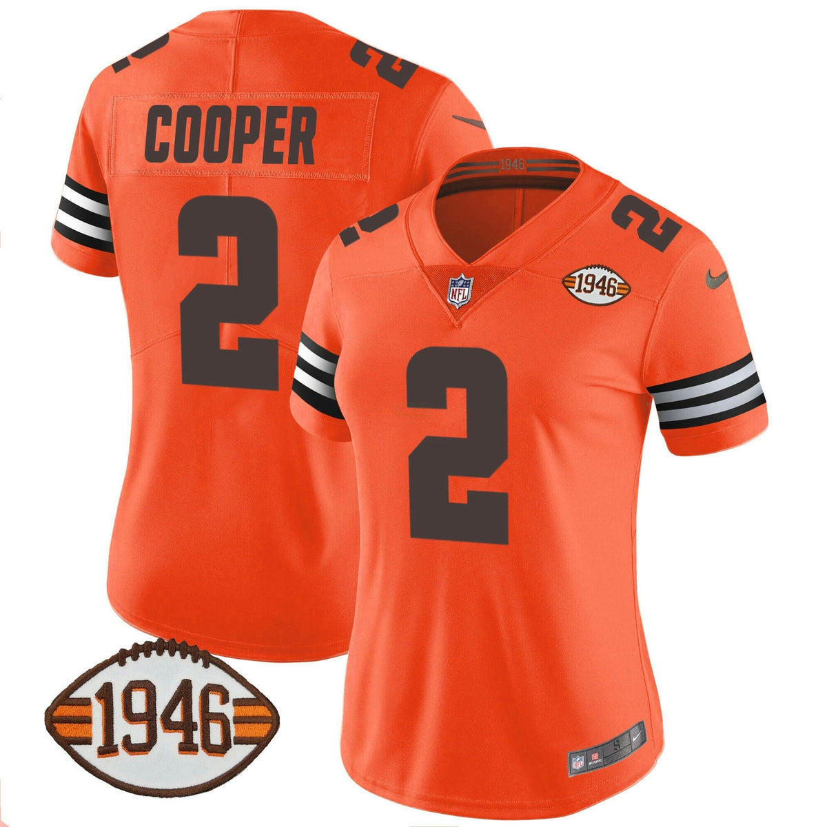 NFL Women’s 1946 75th Anniversary Patch Jersey