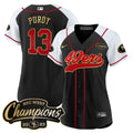 NFL Women’s 2023 NFC West Champions Baseball Gold Trim Jersey