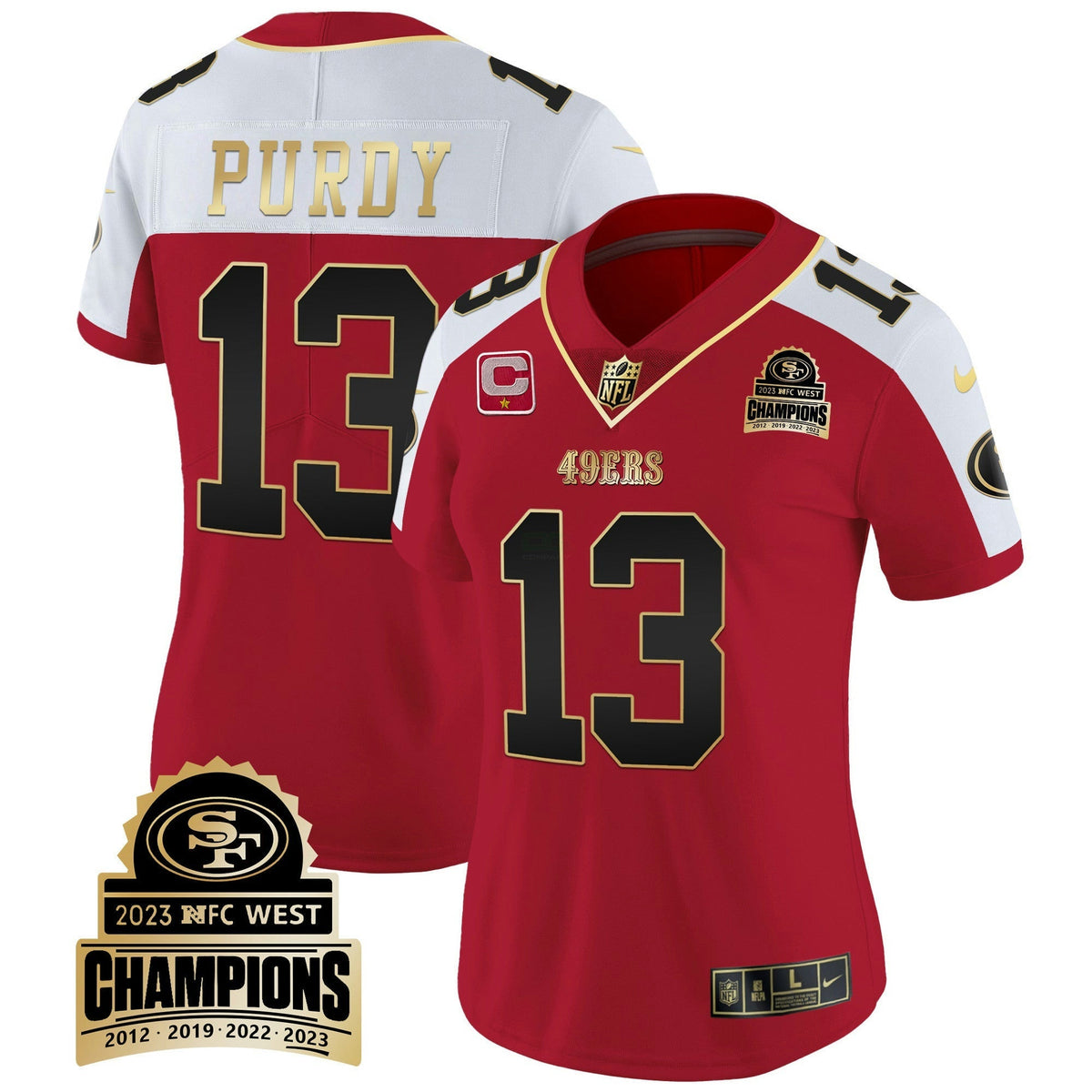 NFL Women’s 2023 NFC West Champions Patch Vapor Jersey V4