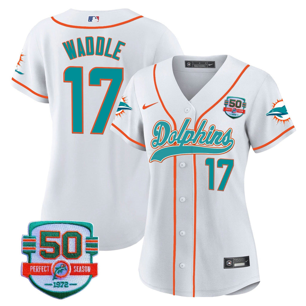 NFL Women’s 50th 1972 Perfect Season Patch Jersey