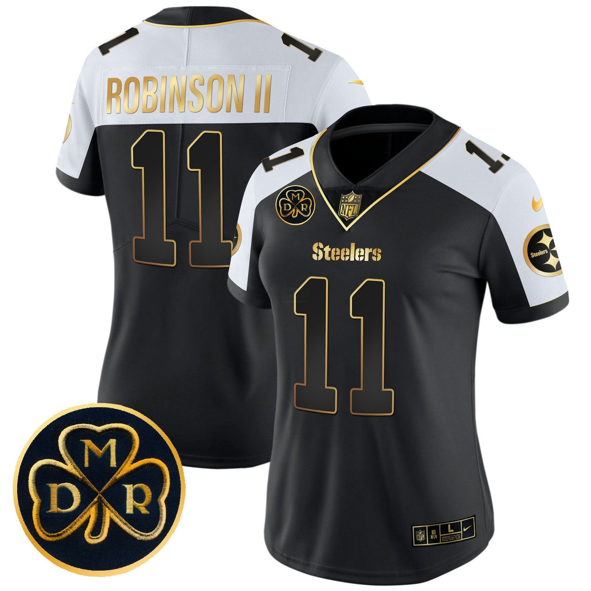 NFL Women’s DMR Patch Gold Vapor Limited Jersey