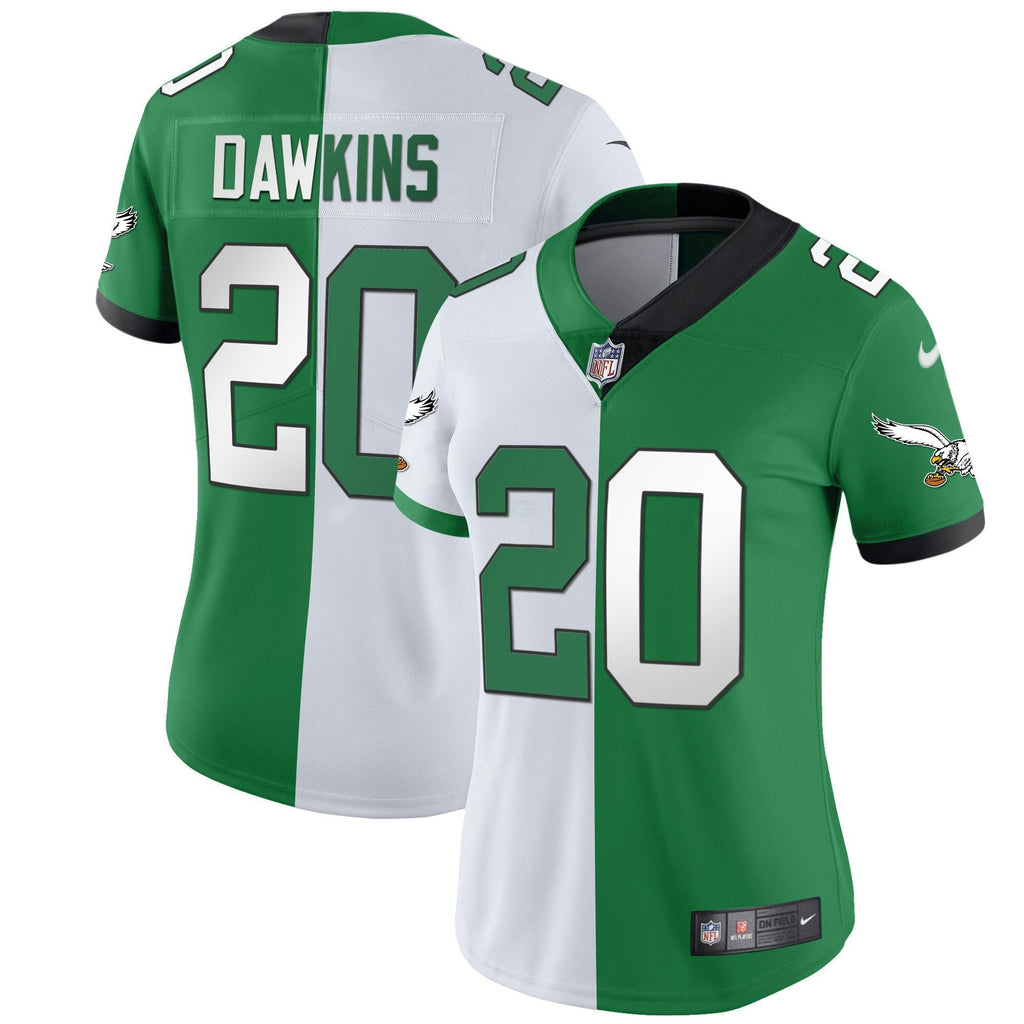 NFL Women’s Gold & Kelly Vapor Throwback Jersey