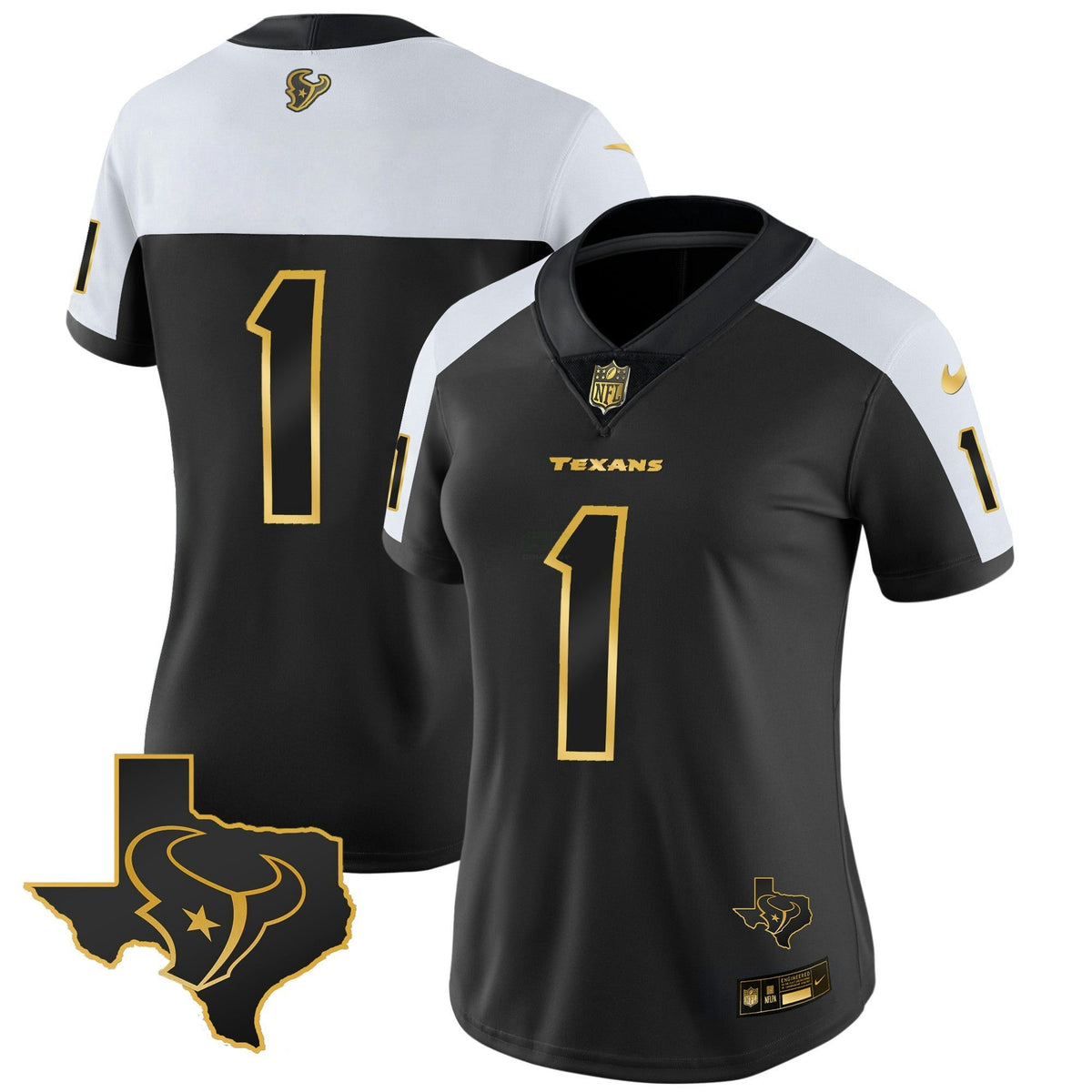 NFL Women’s Houston Gold Vapor Limited Jersey