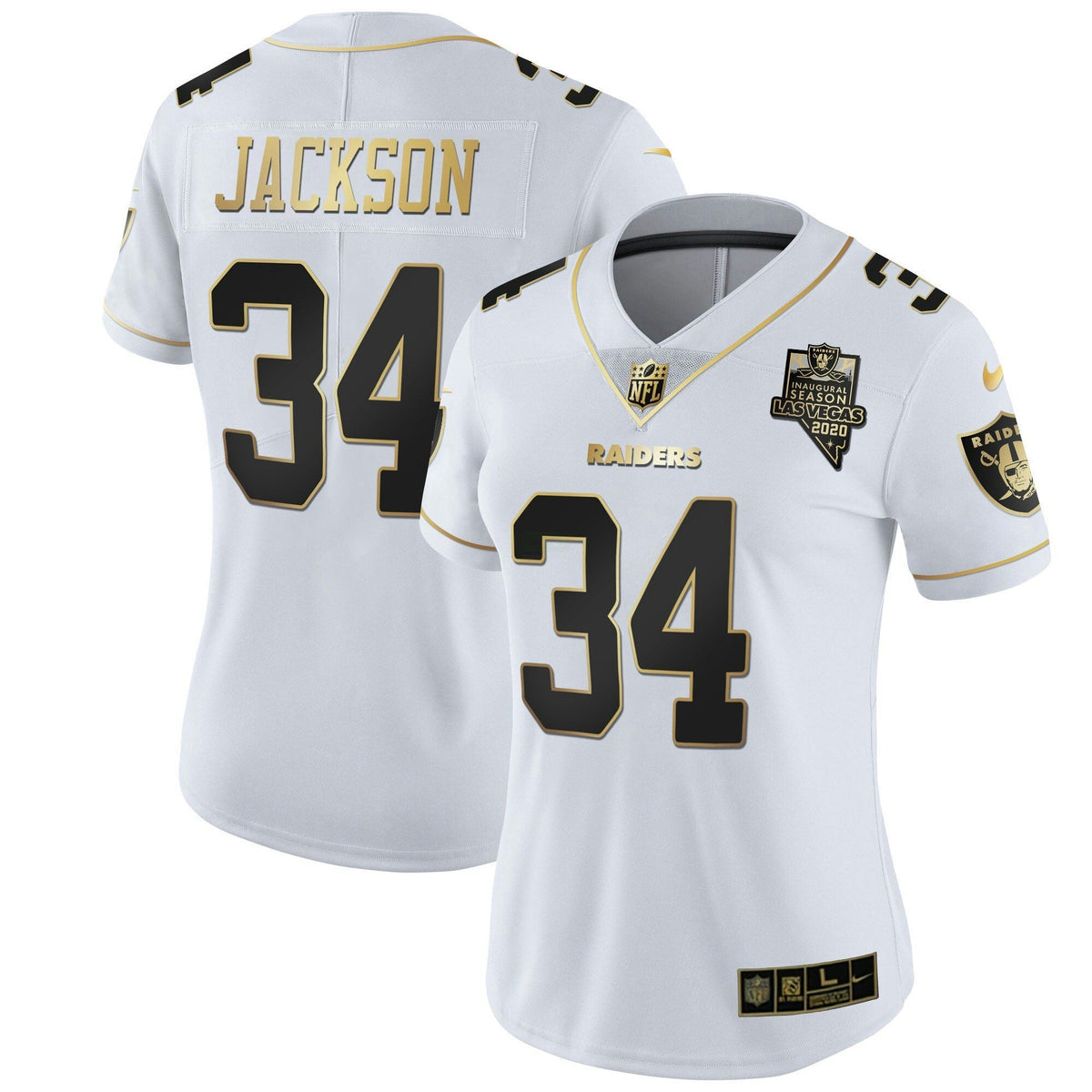 Jersey NFL Women’s Inaugural Season Patch Gold & Split