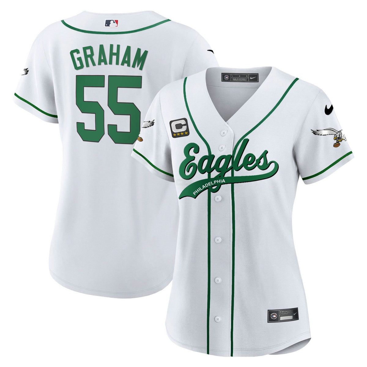 NFL Women’s Kelly Green Baseball Limited Jersey