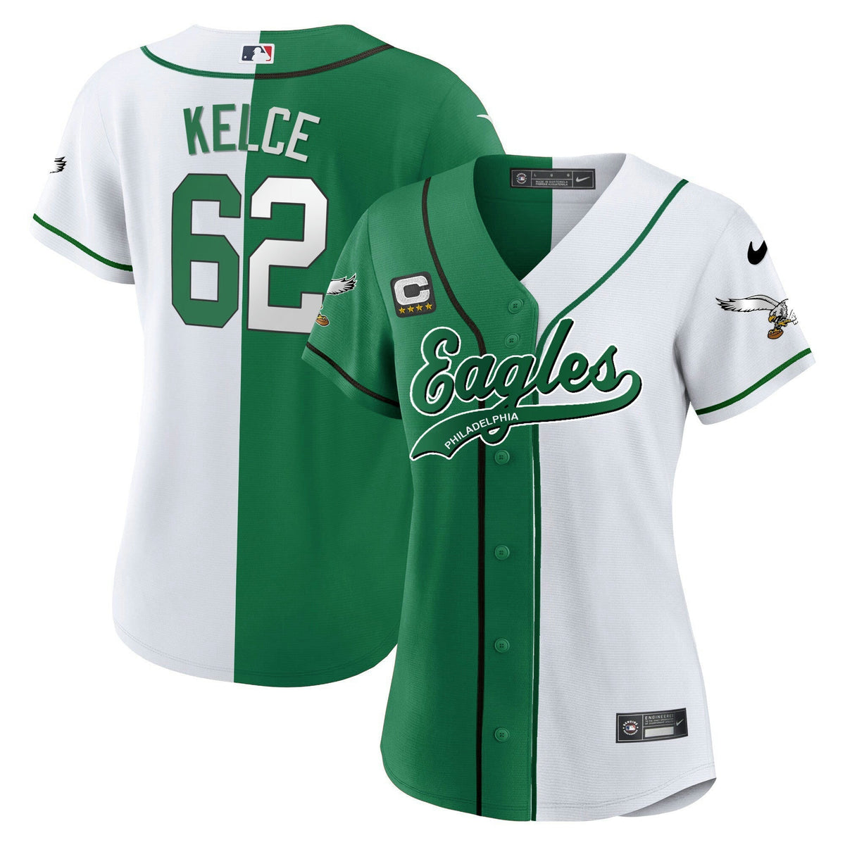NFL Women’s Kelly Green Baseball Limited Jersey