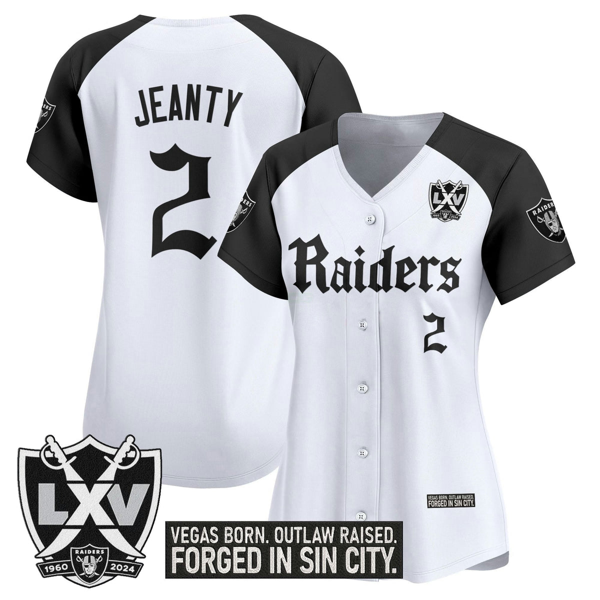NFL Women’s Las Vegas ‘Gothic Sin City Shadows Edition’ Vapor Jersey