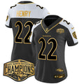 NFL Women’s Maryland Flag Map 2024 AFC North Division Champions Patch Gold Vapor Limited Jersey