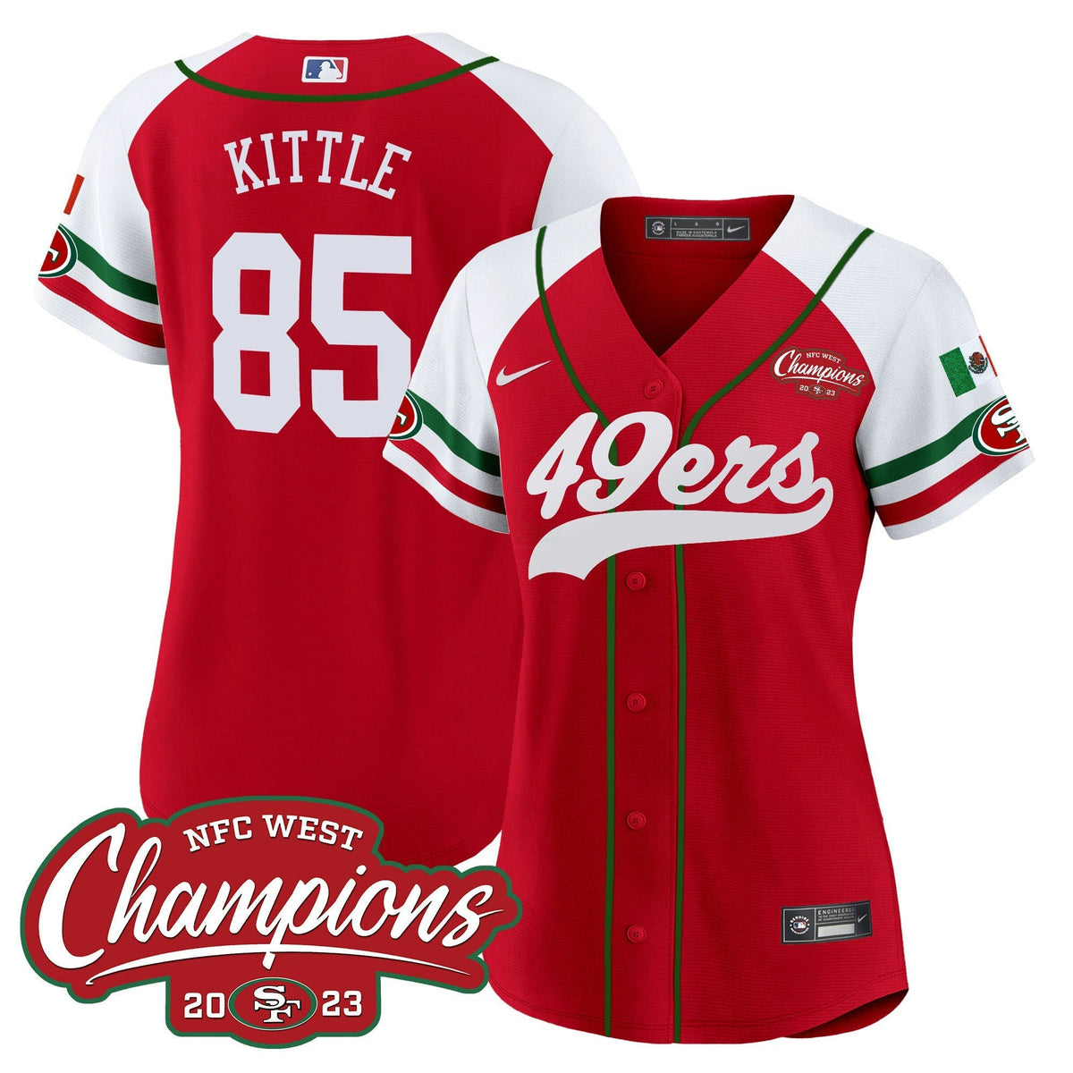 NFL Women’s Mexico 2023 NFC West Champions Jersey