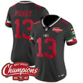NFL Women’s Mexico 2023 NFC West Champions Patch Vapor Jersey
