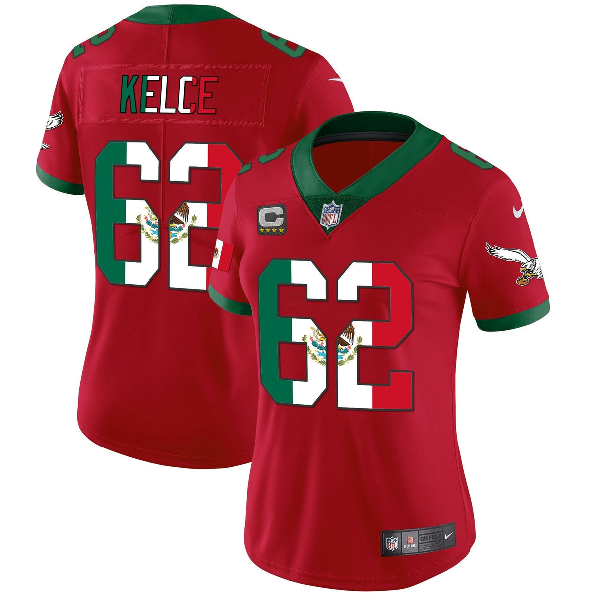 NFL Women’s Mexico Gold & Kelly Vapor Jersey