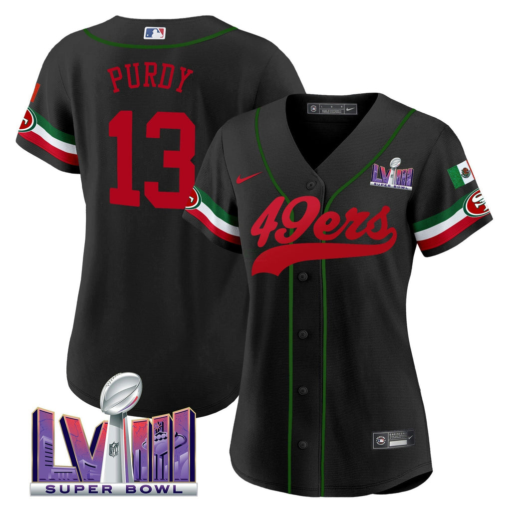 NFL Women’s Mexico Super Bowl LVIII Patch Jersey