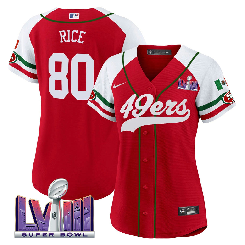 NFL Women’s Mexico Super Bowl LVIII Patch Jersey