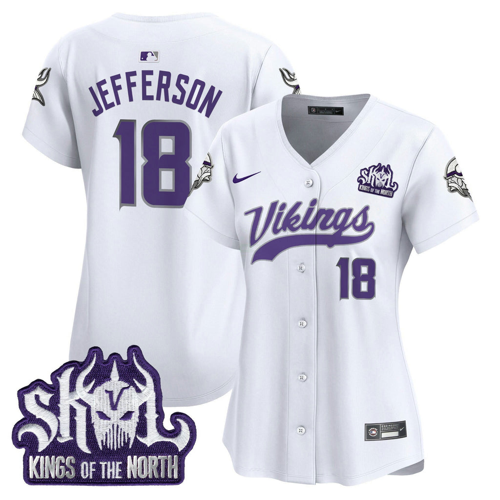 NFL Women’s Minnesota Kings Of The North Patch Vapor Premier Limited Jersey