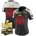 NFL Women’s Super Bowl LVIII & Back 2 Back Gold Patch Vapor Jersey