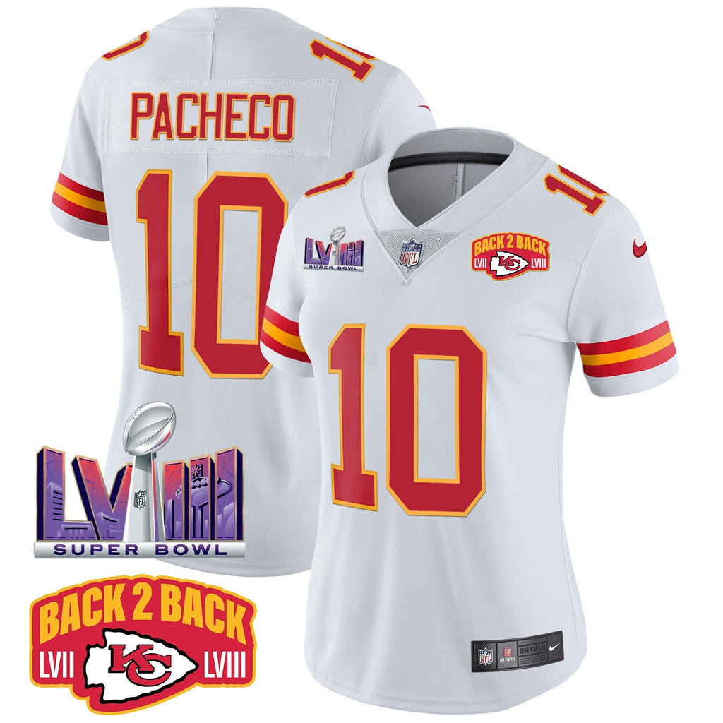 NFL Women’s Super Bowl LVIII & Back 2 Back Patch Vapor Jersey