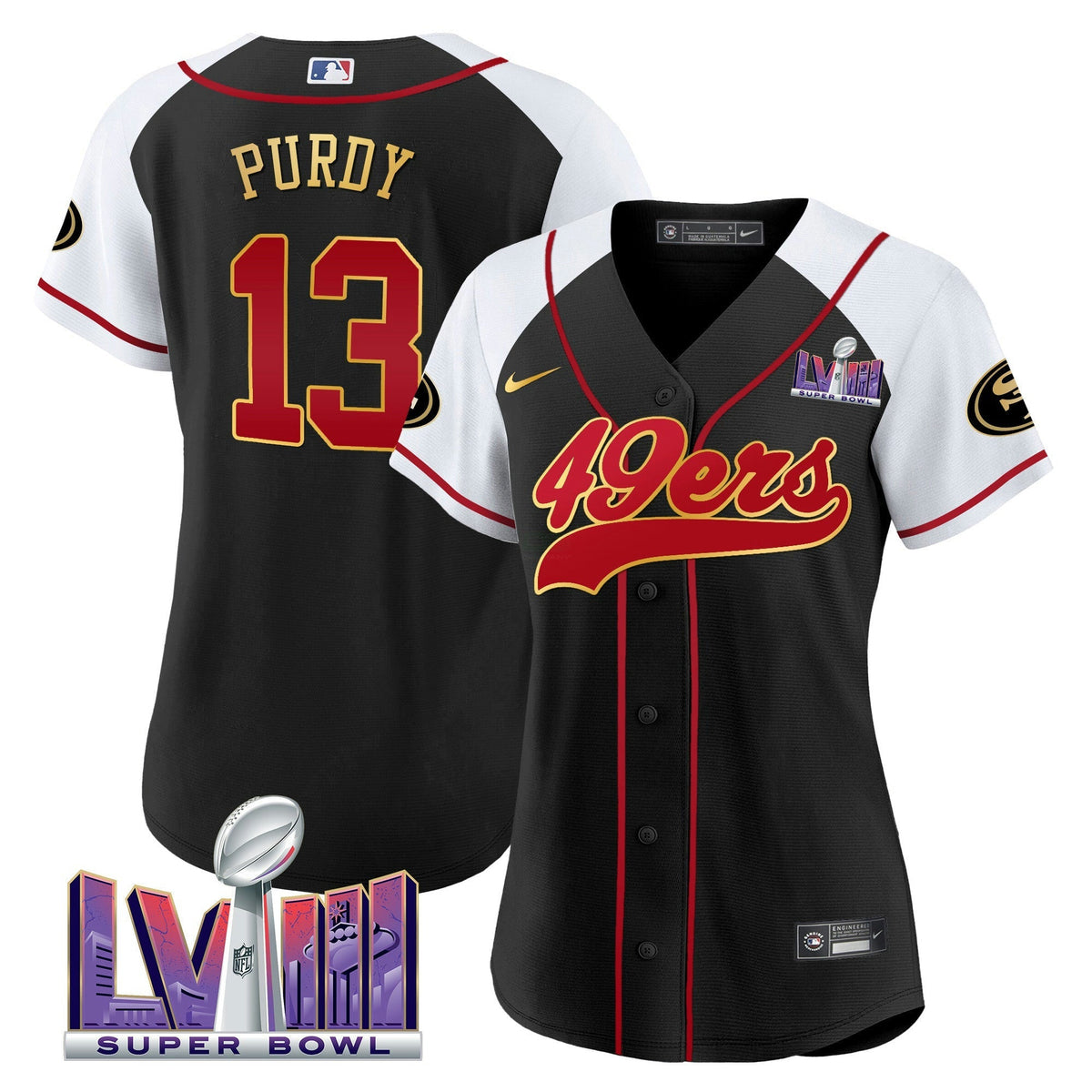 NFL Women’s Super Bowl LVIII Patch Jersey