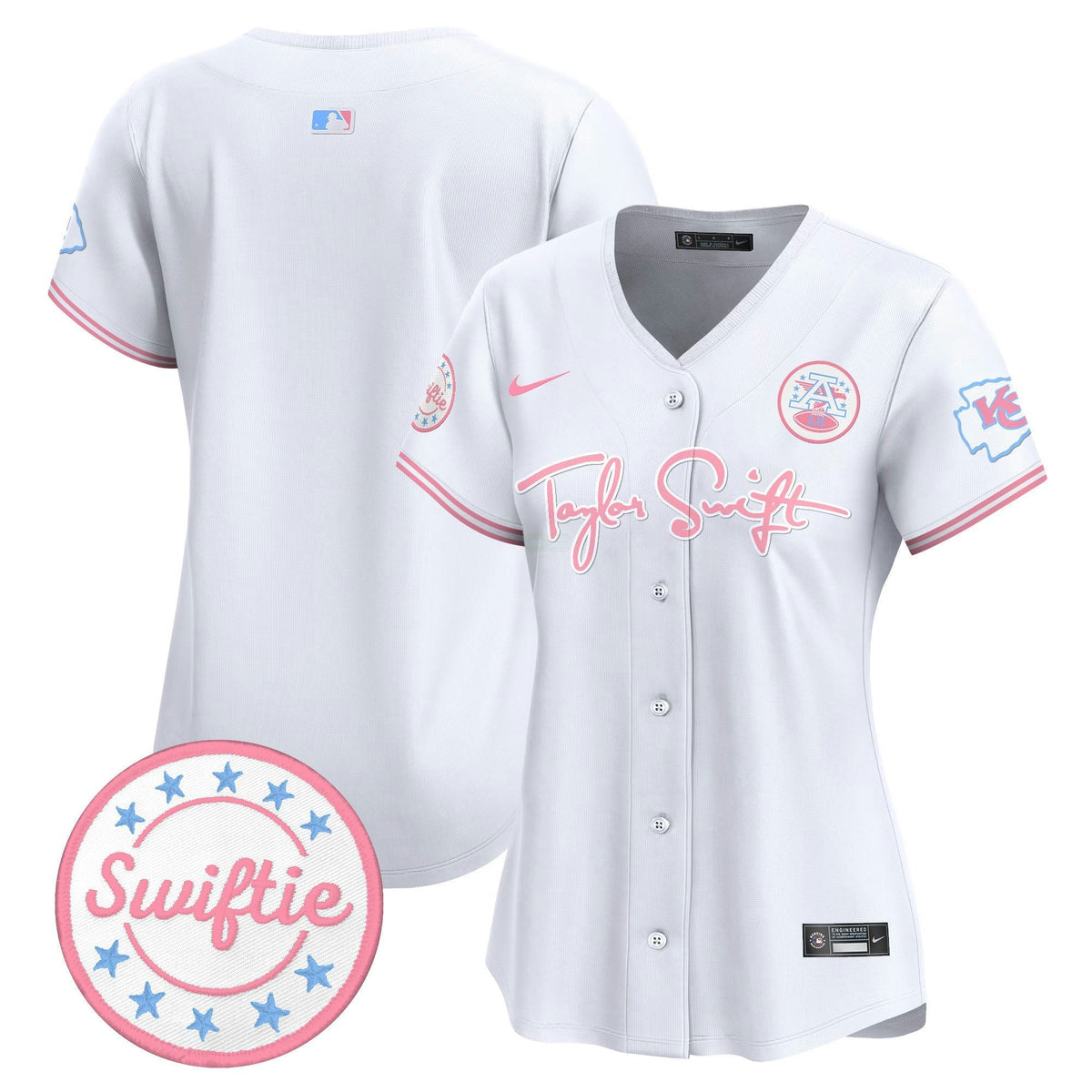 NFL Women’s Taylor Swift Bubblegum Pink Vapor Premier Limited Jersey