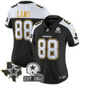 NFL Women’s Texas Patch Gold Trim Vapor Jersey