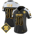 NFL Women’s Washington 90th Anniversary Patch Gold Vapor Limited Jersey