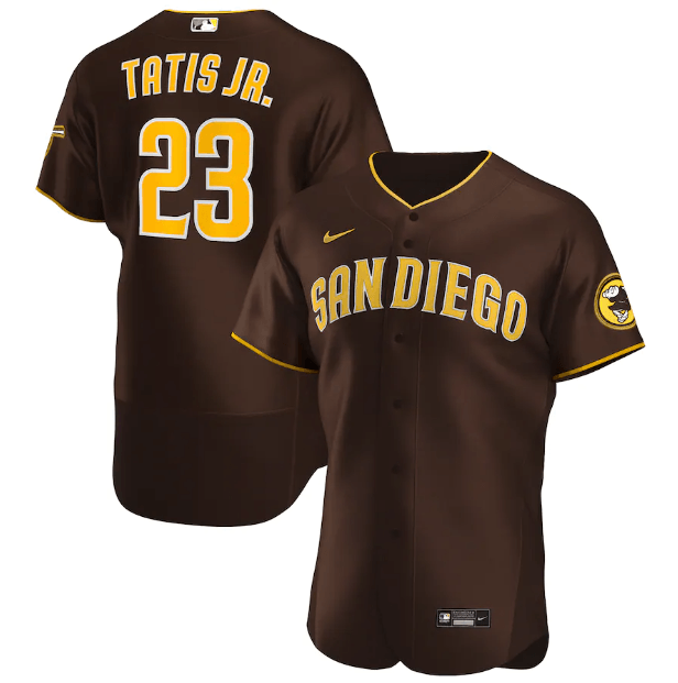 Jersey San Diego Padres Marrom Authentic