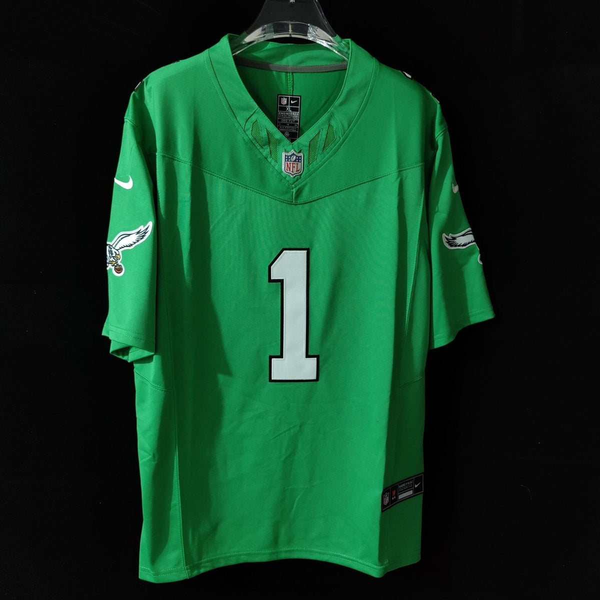 NFL Plus Size Philadelphia Eagles Vapor F.U.S.E. Limited Jersey Kelly Green