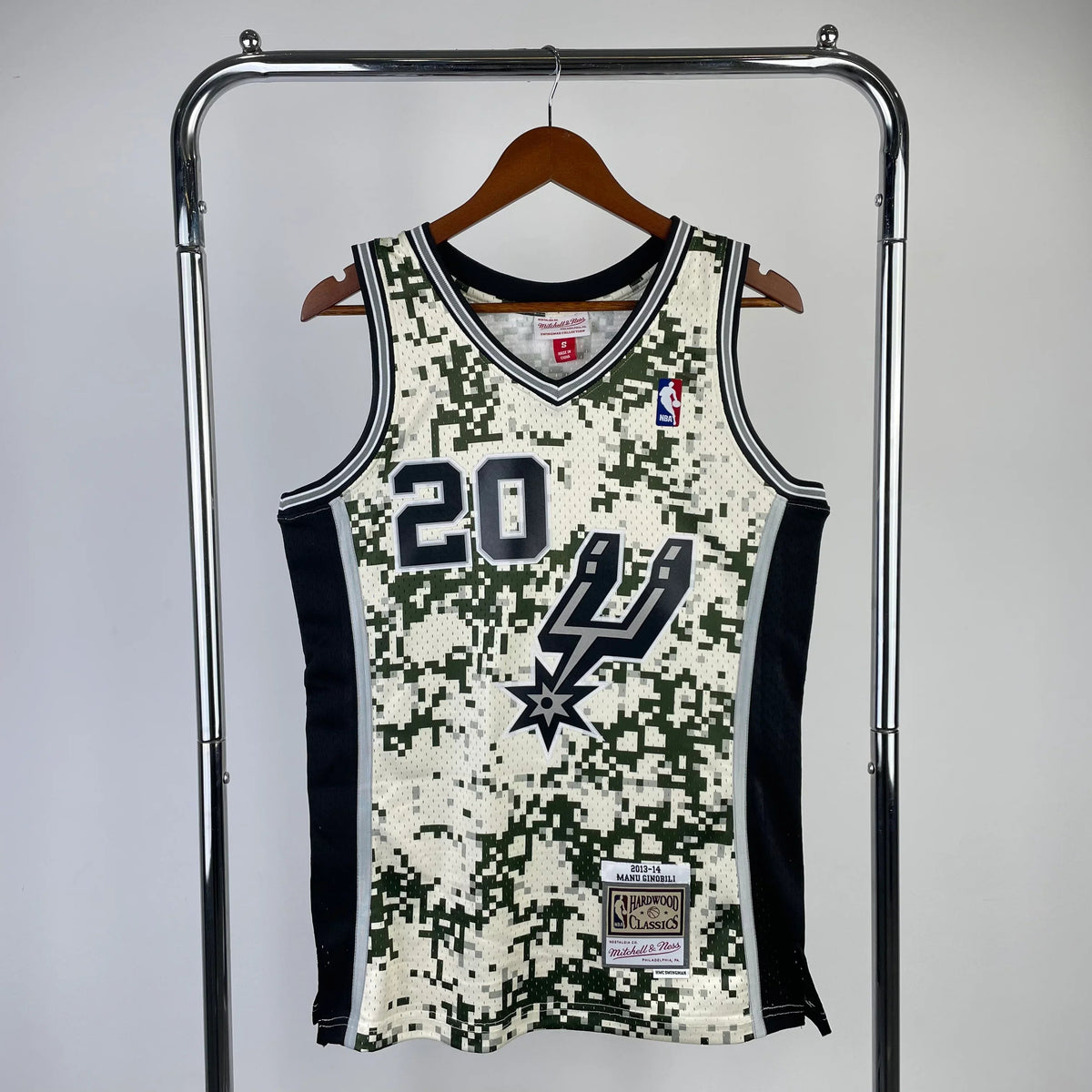 Jersey Swingman San Antonio Spurs Mitchell & Ness Hardwood Classics 2013/14