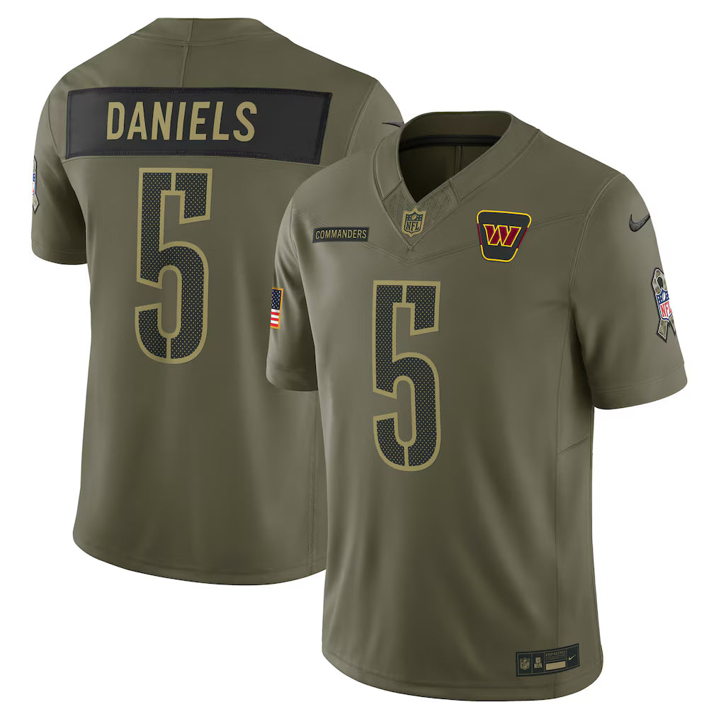 NFL Washington Commanders Vapor F.U.S.E. Limited Jersey Salute To Service 2025