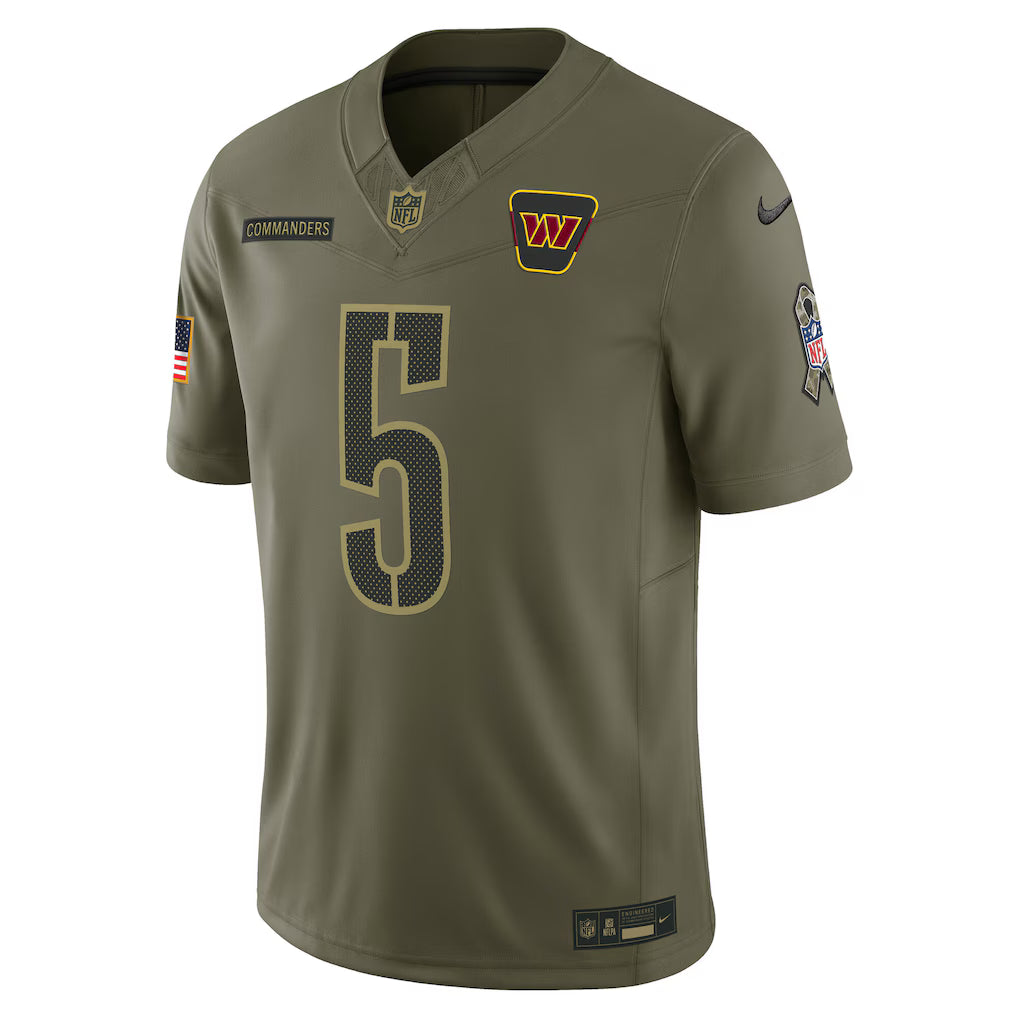 NFL Washington Commanders Vapor F.U.S.E. Limited Jersey Salute To Service 2025