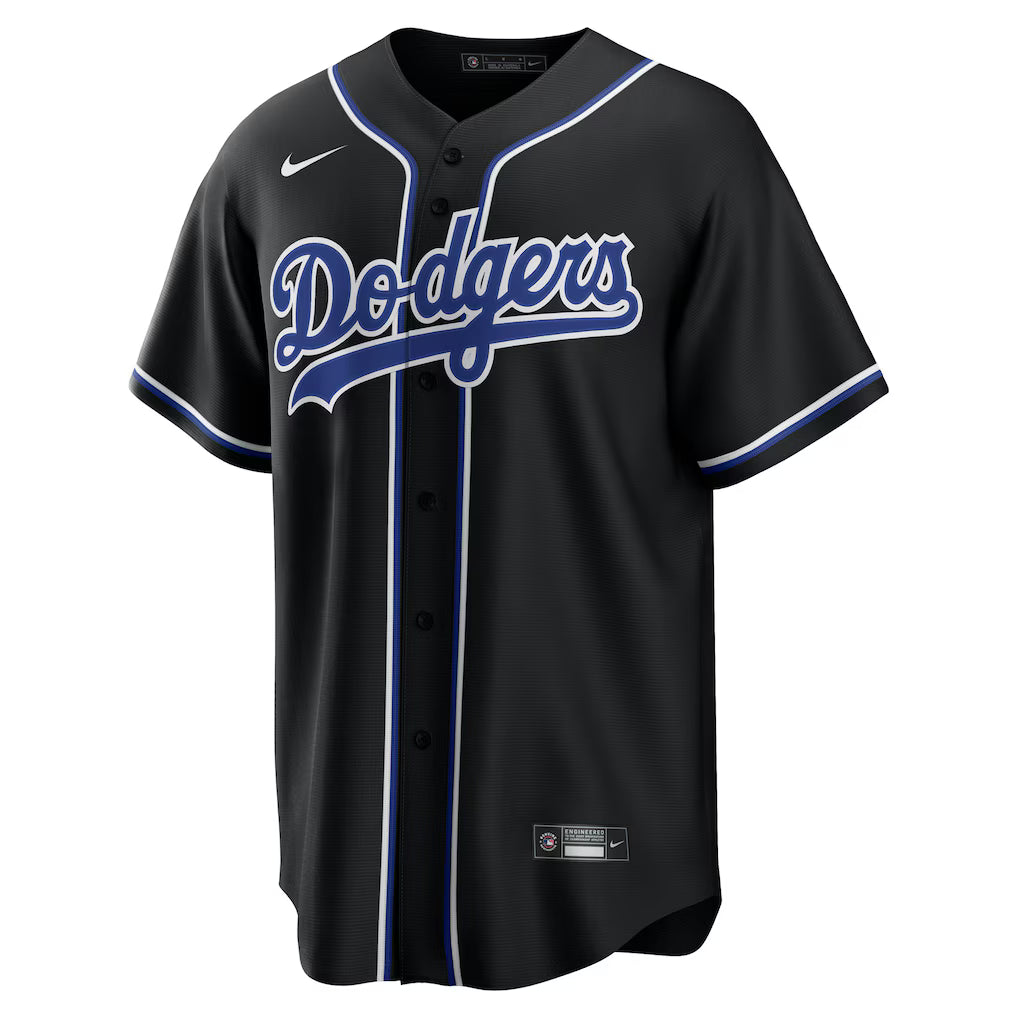 MLB Los Angeles Dodgers Jersey Black/Blue
