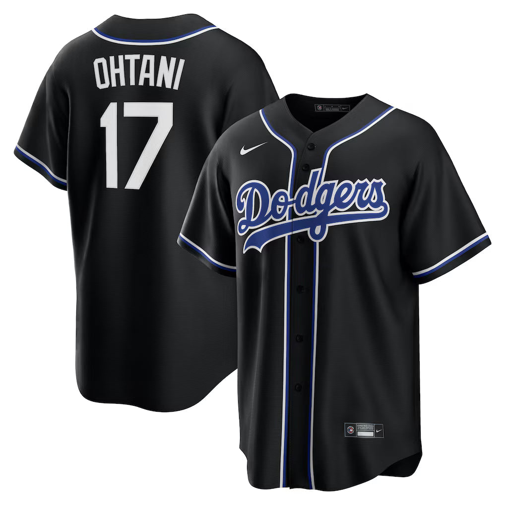 MLB Los Angeles Dodgers Jersey Black/Blue