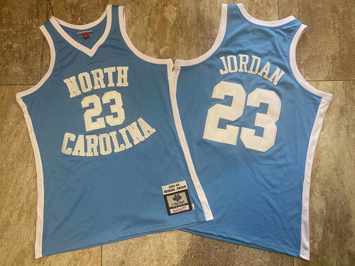 Jersey Authentic NCAA North Carolina Michael Jordan 1983/84 Blue