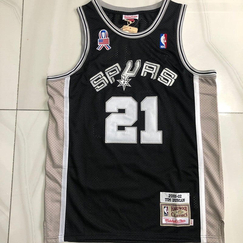 Jersey Authentic San Antonio Spurs Tim Duncan 2001/02