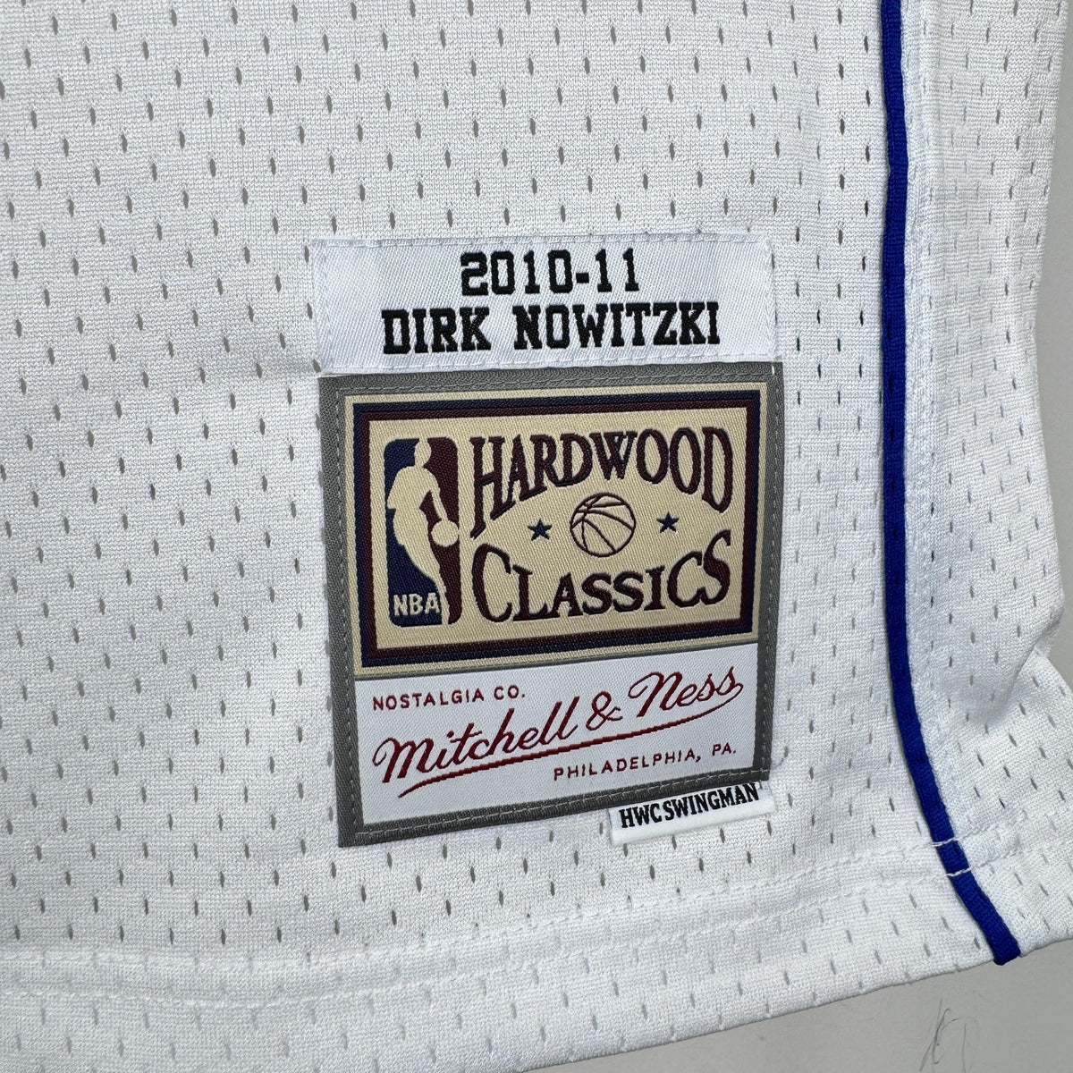 Jersey Swingman Dallas Mavericks Mitchell & Ness Hardwood Classics 2010/11