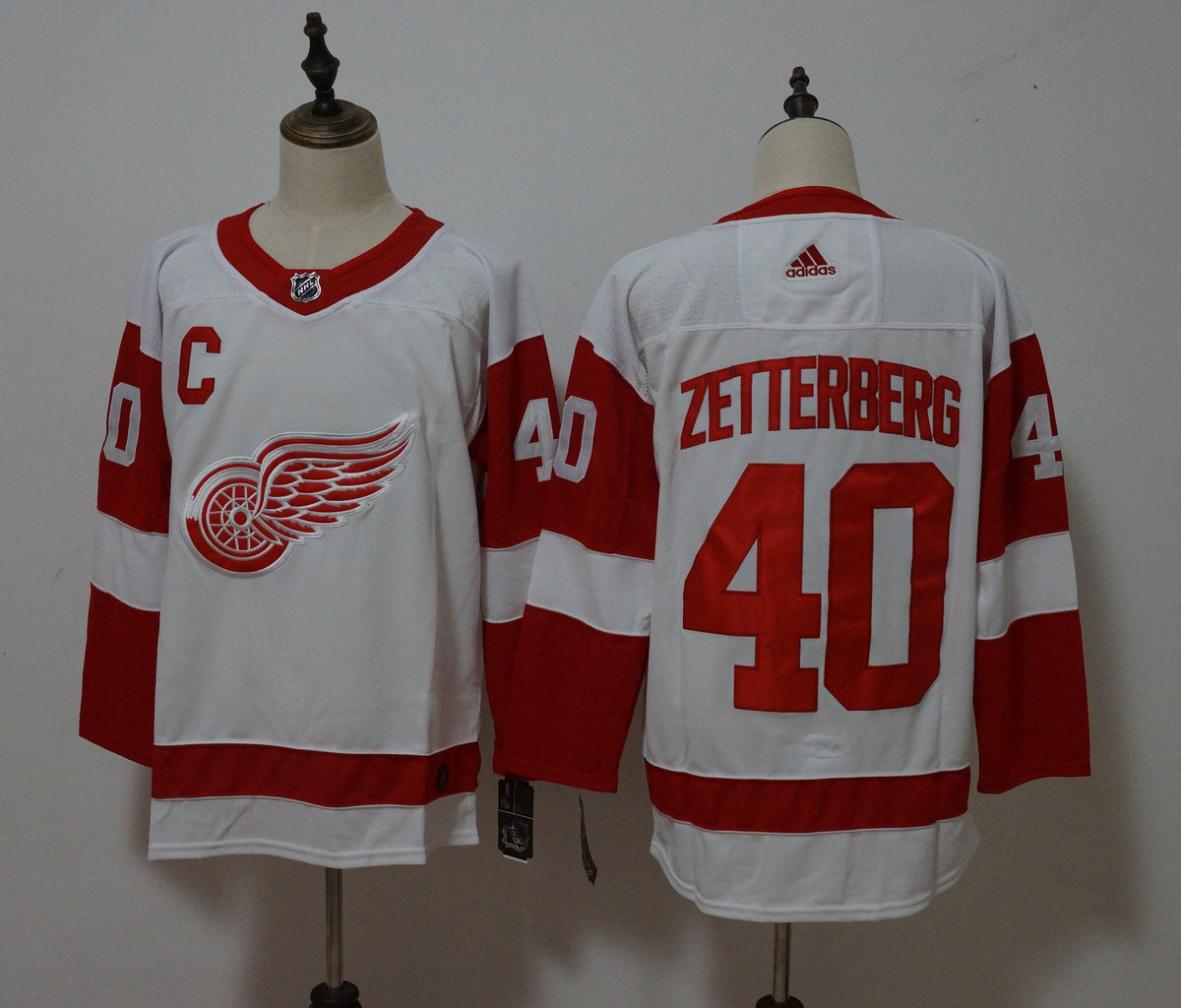Jersey Detroit Red Wings White