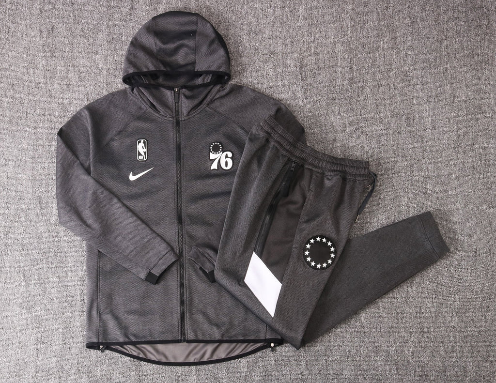 Set Nike NBA Therma Flex Philadelphia 76ers Black Training