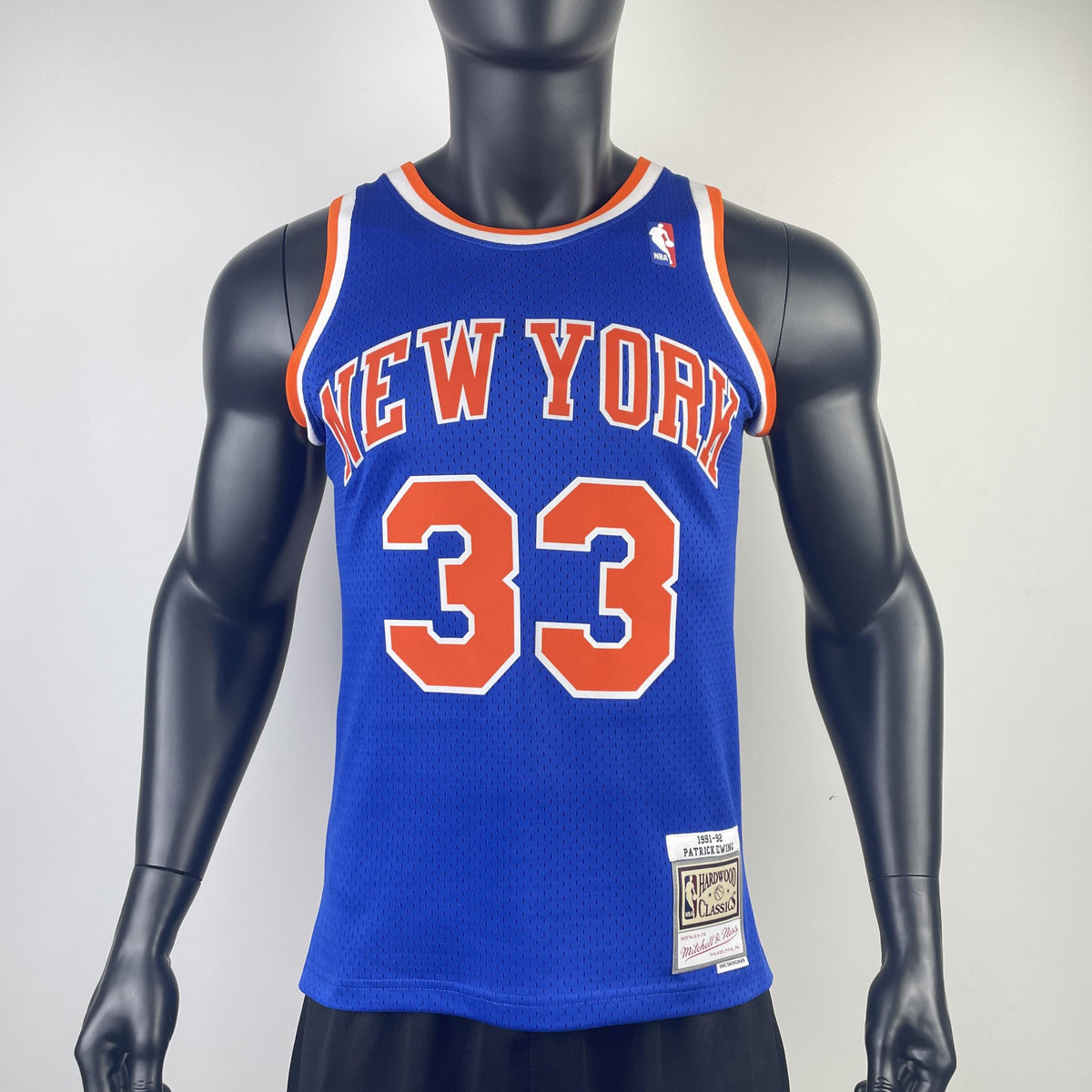 Jersey Swingman New York Knicks Mitchell & Ness Hardwood Classics 1991/92 Blue