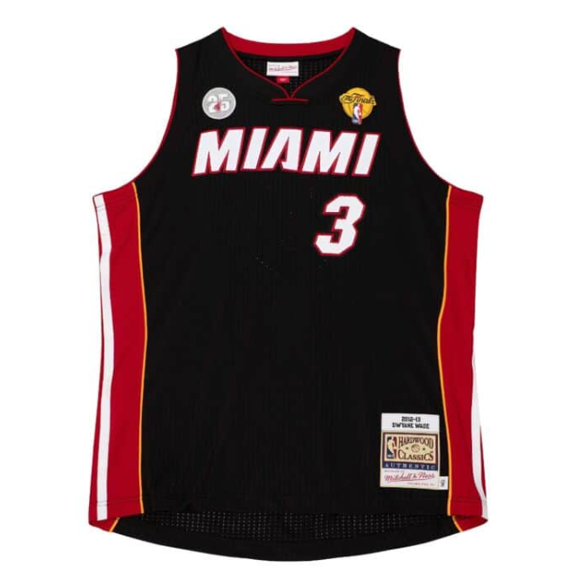 Jersey Authentic Miami Heat Dwyane Wade Finals 2012/13