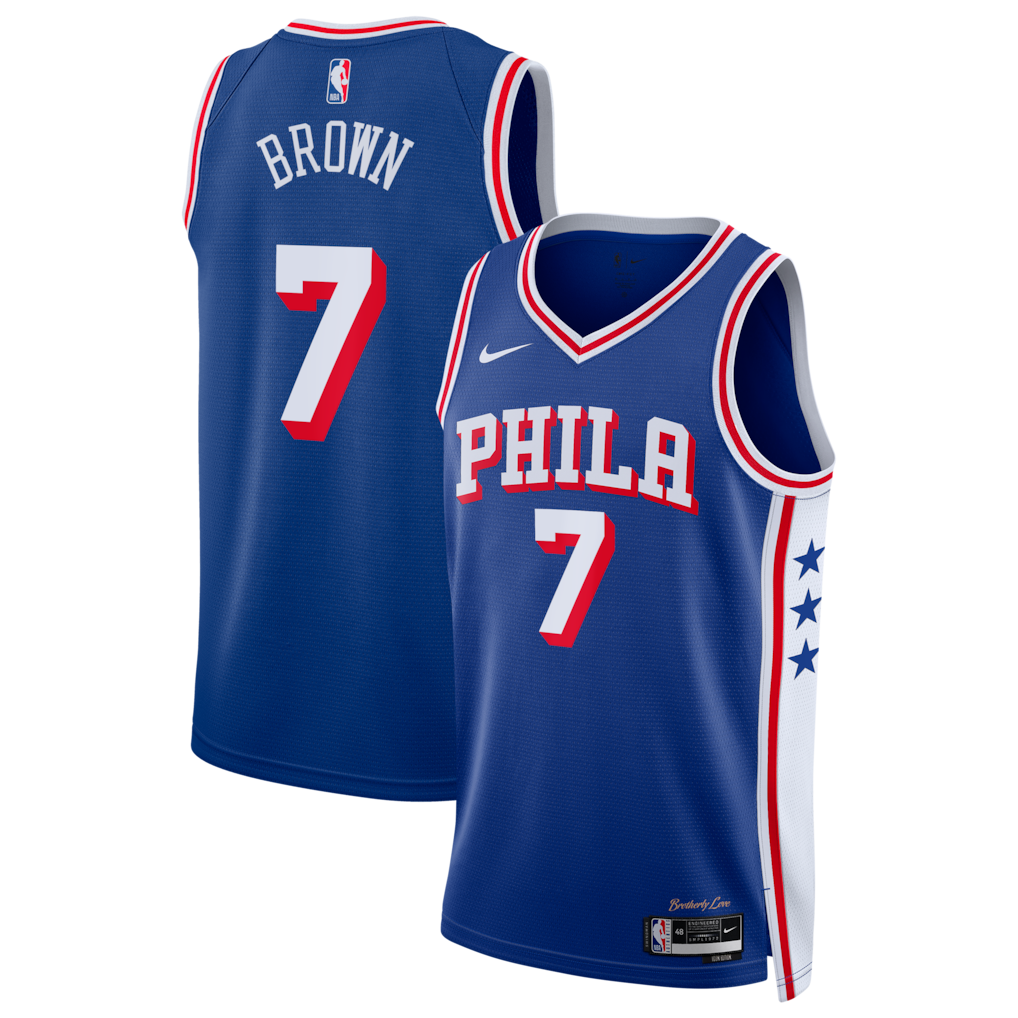 Jersey NBA Philadelphia 76ers Icon Edition Jaylen Brown