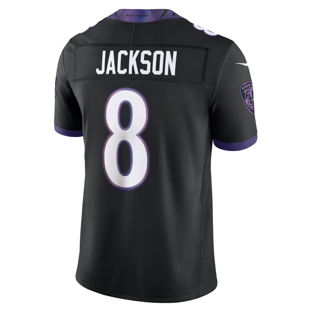 NFL Baltimore Ravens Vapor F.U.S.E. Limited 26/27 Jersey Black