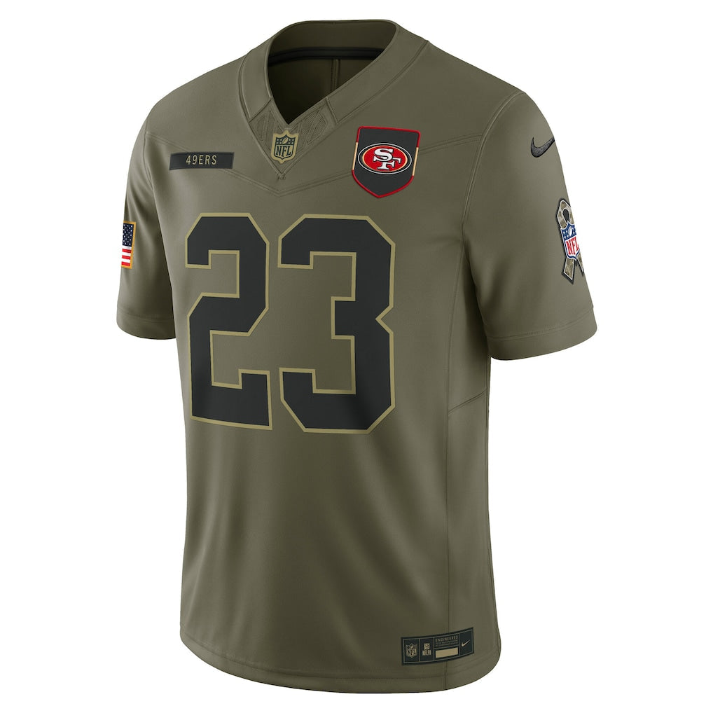 NFL San Francisco 49ers Vapor F.U.S.E. Limited Jersey Salute To Service 2025