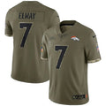 NFL Denver Broncos Vapor Limited Jersey Salute To Service 2022