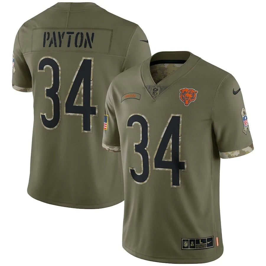 NFL Chicago Bears Vapor Limited Jersey Salute To Service 2022