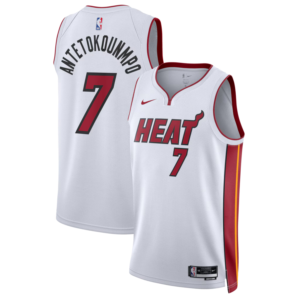 Jersey NBA Miami Heat Association Edition Giannis Antetokounmpo
