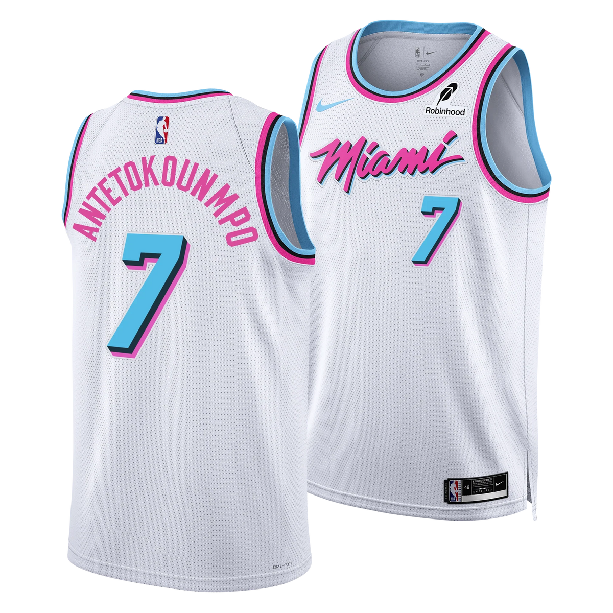 Jersey NBA Miami Heat Vice Edition Giannis Antetokounmpo