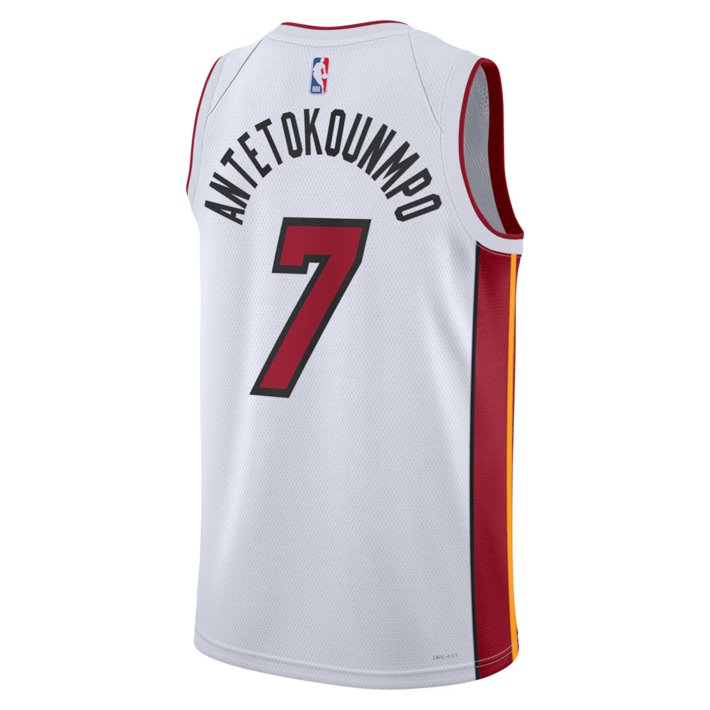 Jersey NBA Miami Heat Association Edition Giannis Antetokounmpo