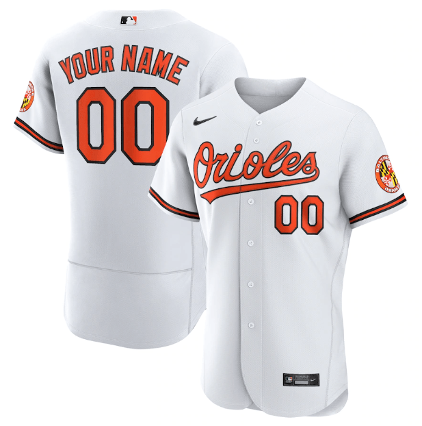 Jersey Baltimore Orioles White Authentic