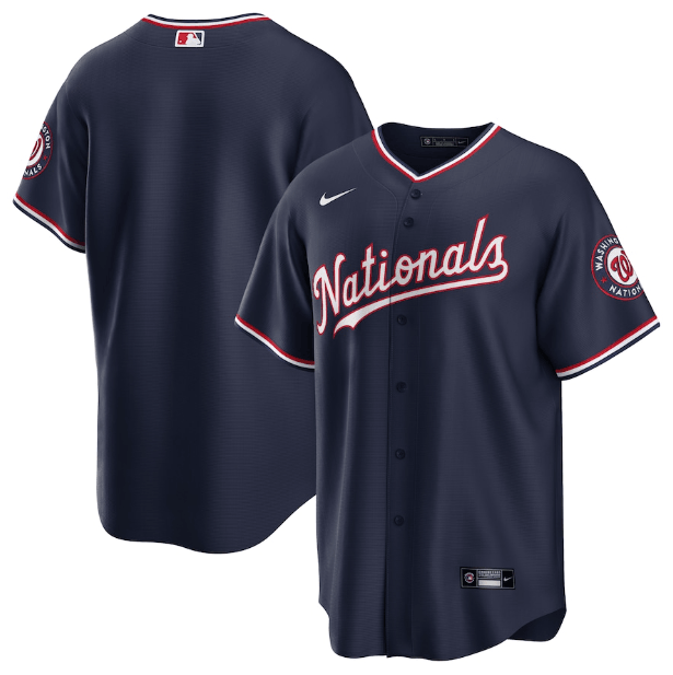 Jersey Washington Nationals Blue Fan