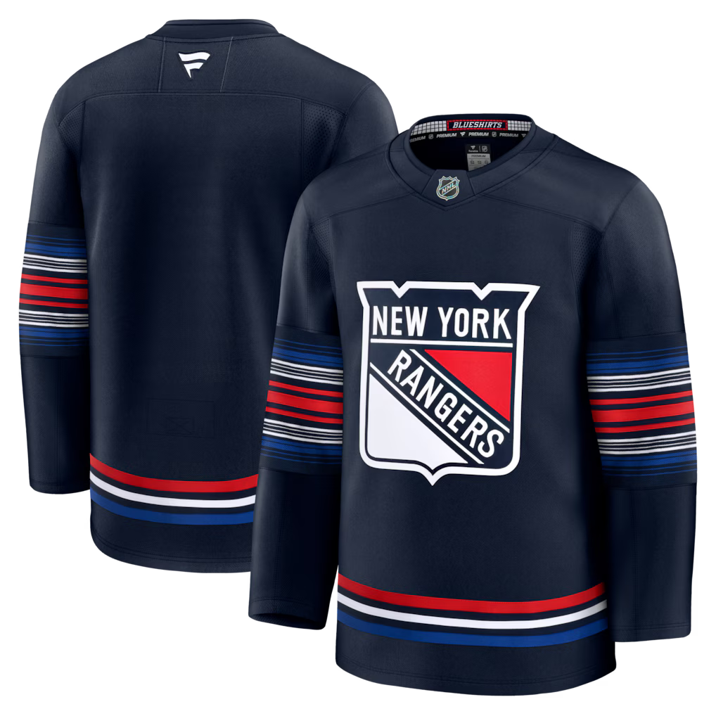 NHL New York Rangers Jersey Blue Escuro