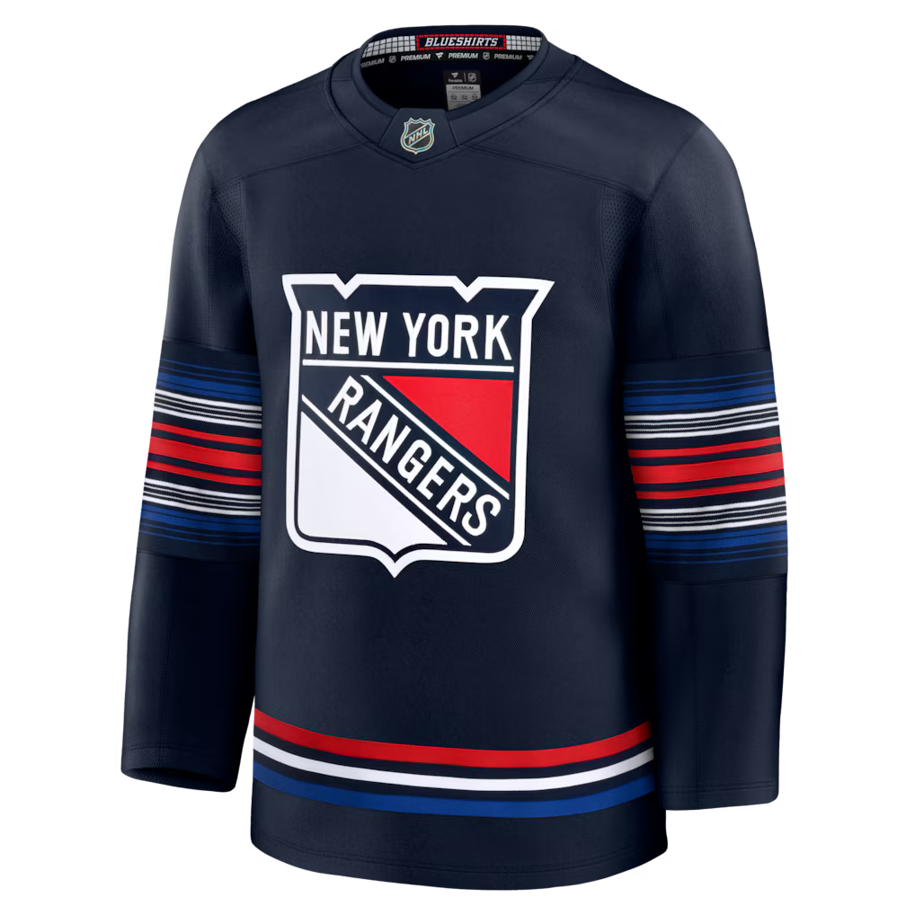 NHL New York Rangers Jersey Blue Escuro